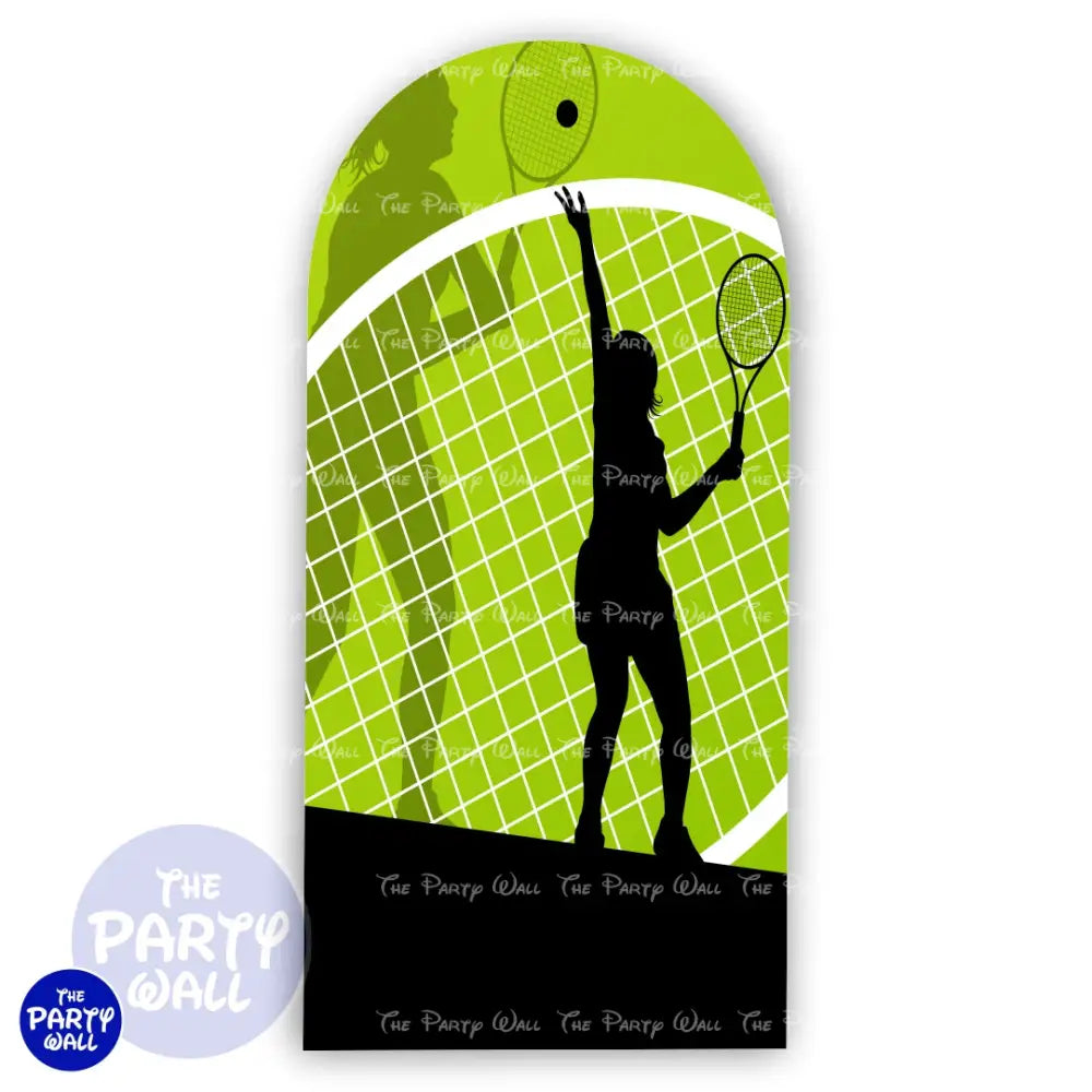 Tennis - Funda para mampara de punta redonda o rectangular Mampara de punta redonda