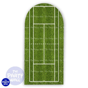 Tennis - Funda para mampara de punta redonda o rectangular Mampara de punta redonda