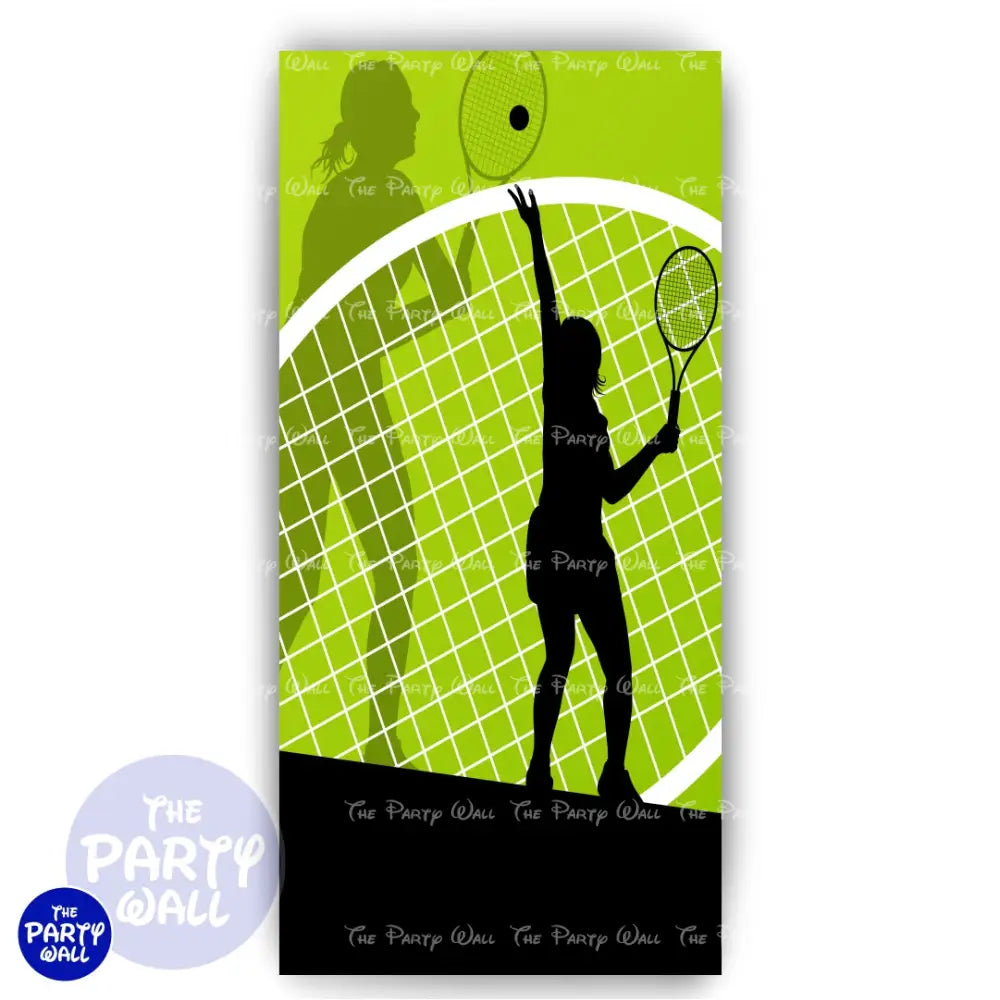 Tennis - Funda para mampara de punta redonda o rectangular Mampara de punta redonda