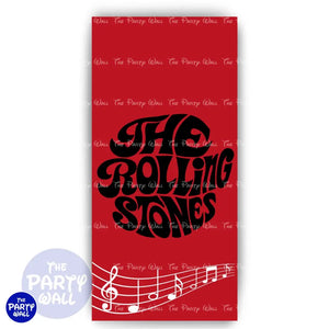 The Rolling Stones - Funda para mampara de punta redonda o rectangular Mampara de punta redonda