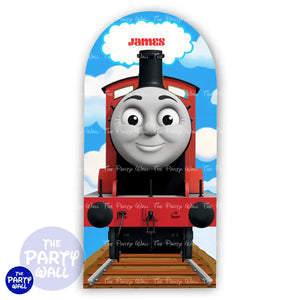 Thomas y sus Amigos - Funda para mampara de punta redonda o rectangular Mampara de punta redonda