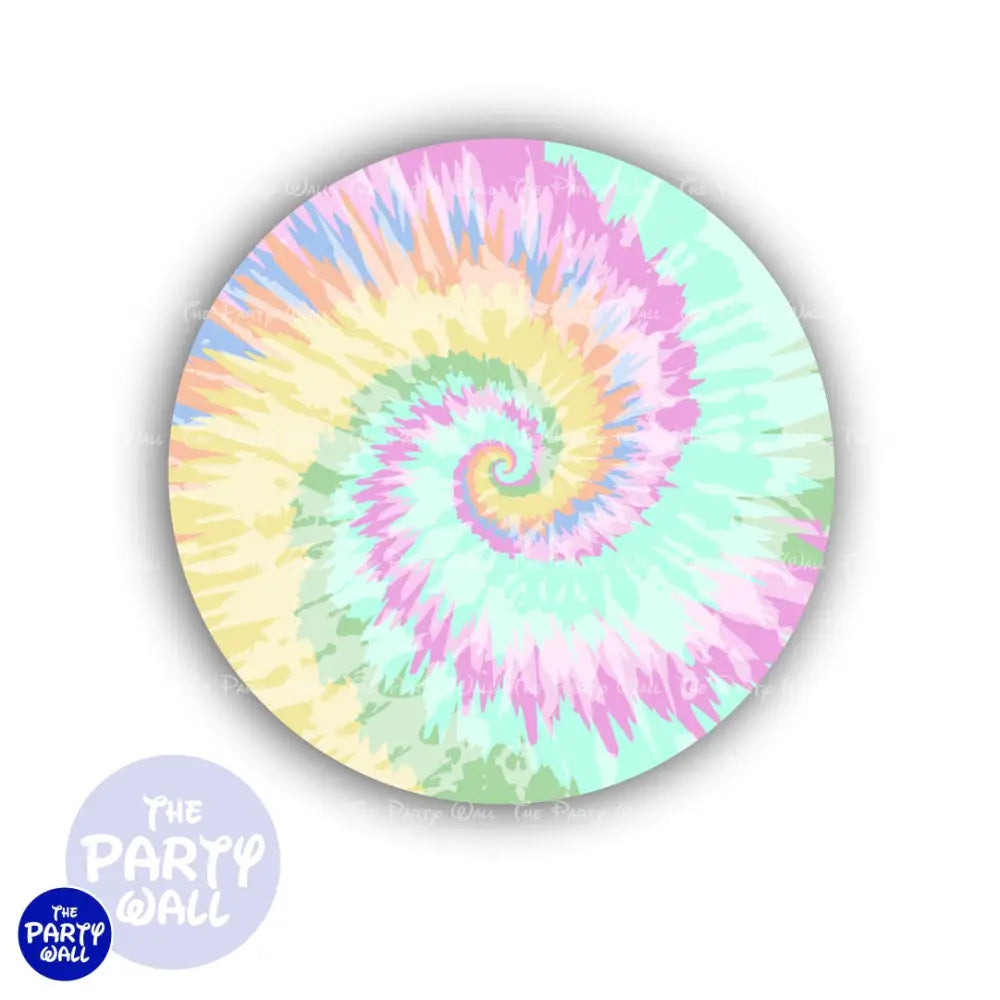 Tie Dye - Funda para mampara circular Circular