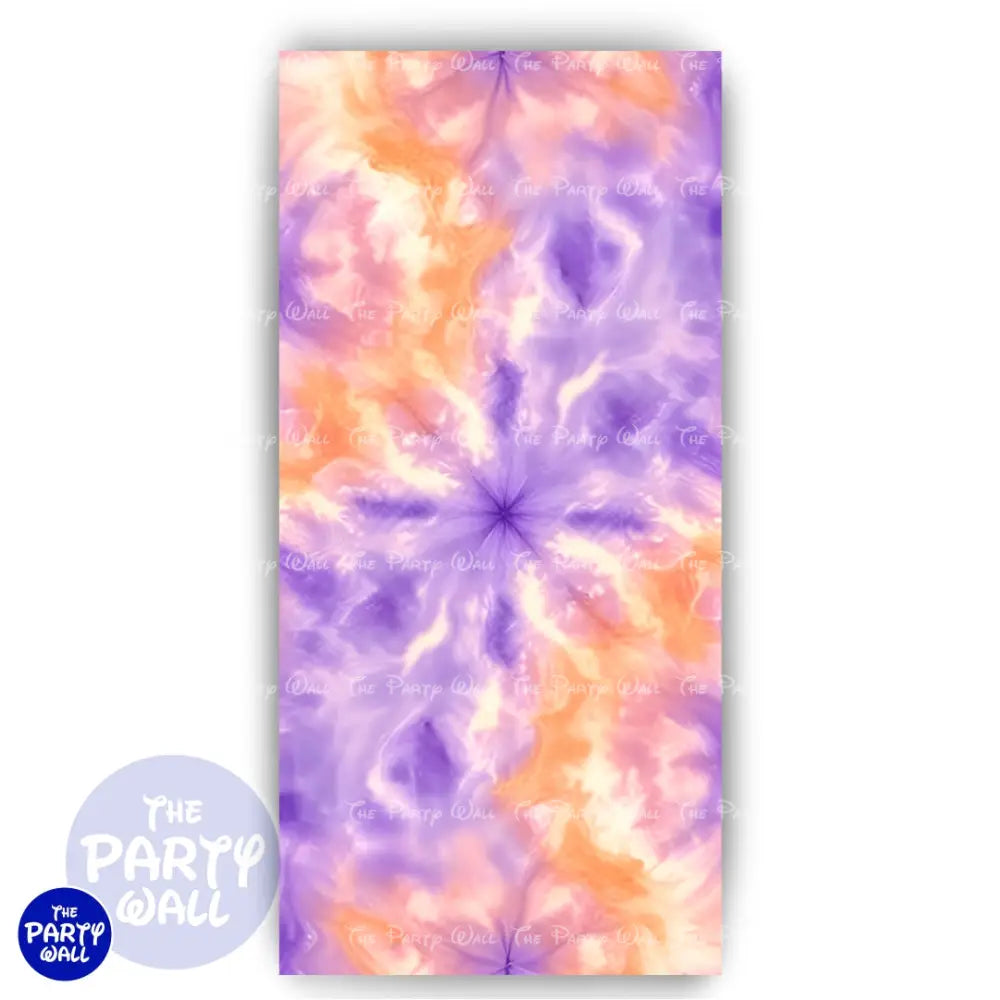 Tie Dye - Funda para mampara de punta redonda o rectangular Mampara de punta redonda