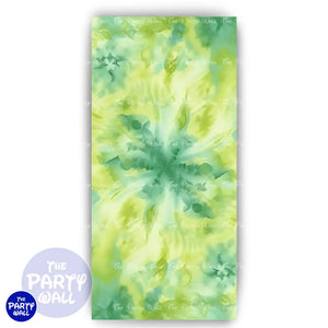 Tie Dye - Funda para mampara de punta redonda o rectangular Mampara de punta redonda