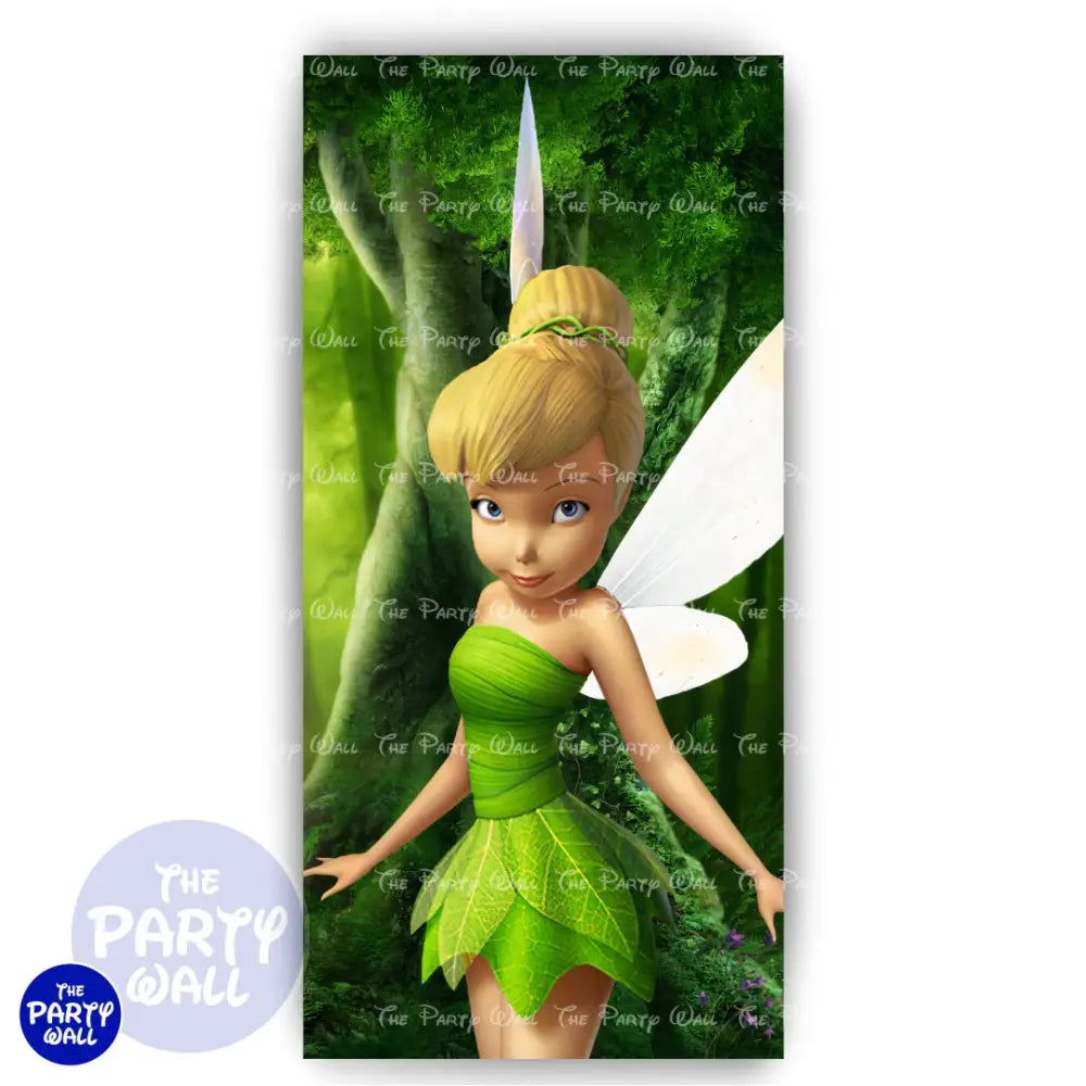 Tinkerbell - Funda para mampara de punta redonda o rectangular Mampara de punta redonda
