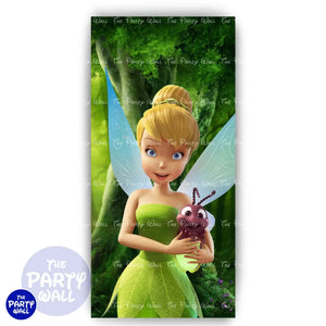 Tinkerbell - Funda para mampara de punta redonda o rectangular Mampara de punta redonda