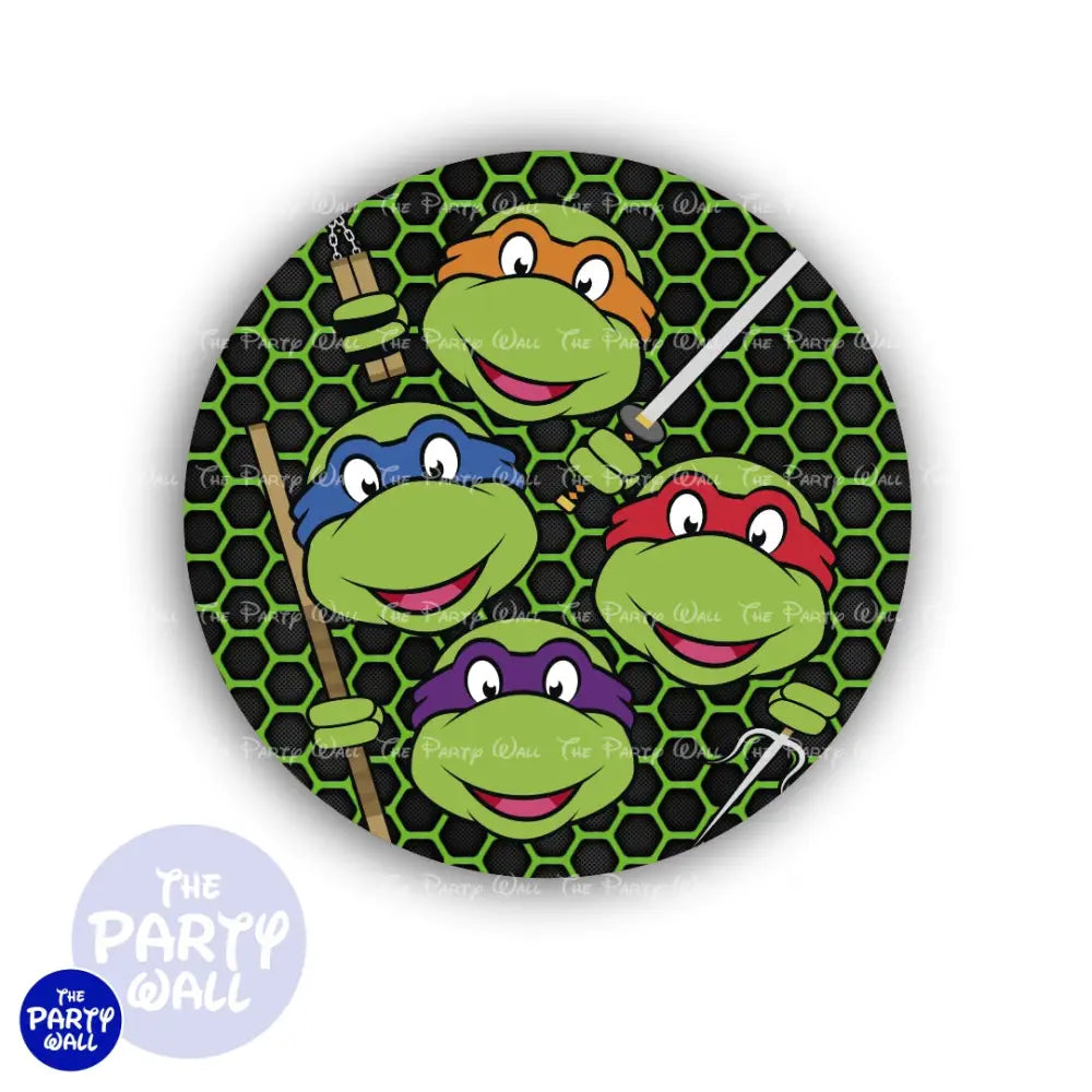 Tortugas Ninja - Funda para mampara circular Circular