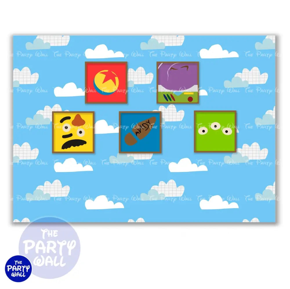 Toy Story - Funda para mampara cuadrada o rectangular Cuadrado o Rectangular