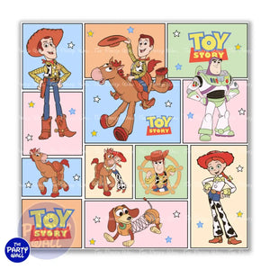 Toy Story - Funda para mampara cuadrada o rectangular - Cuadrado o Rectangular