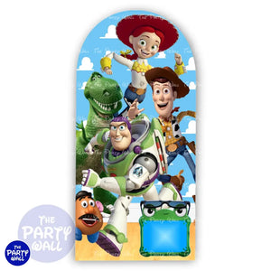 Toy Story - Funda para mampara de punta redonda o rectangular - Mampara de punta redonda