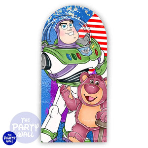 Toy Story - Funda para mampara de punta redonda o rectangular Mampara de punta redonda