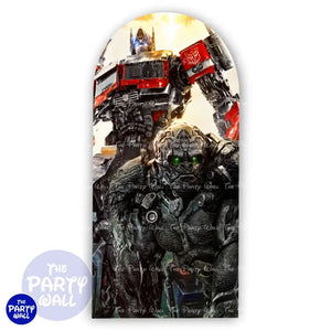 Transformers - Funda para mampara de punta redonda o rectangular Mampara de punta redonda