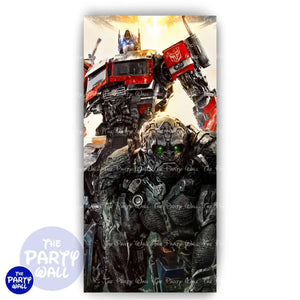 Transformers - Funda para mampara de punta redonda o rectangular Mampara de punta redonda