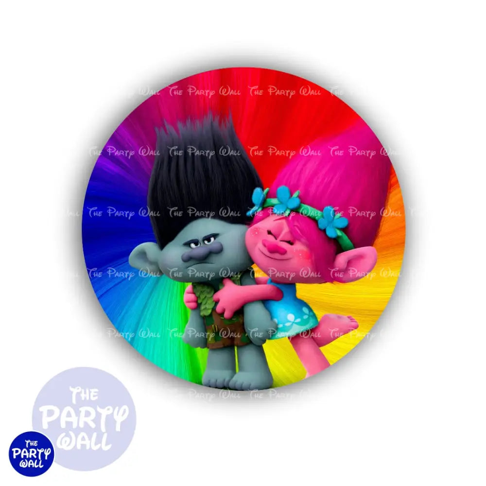 Trolls - Funda para mampara circular Circular