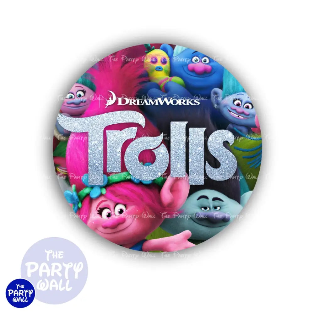 Trolls - Funda para mampara circular Circular