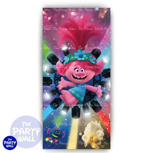 Trolls - Funda para mampara de punta redonda o rectangular Mampara de punta redonda