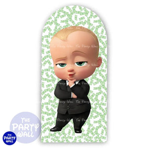 Un Jefe en Pañales/Baby Boss - Funda para mampara de punta redonda o rectangular Mampara de punta redonda