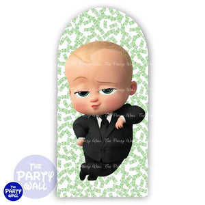 Un Jefe en Pañales/Baby Boss - Funda para mampara de punta redonda o rectangular Mampara de punta redonda