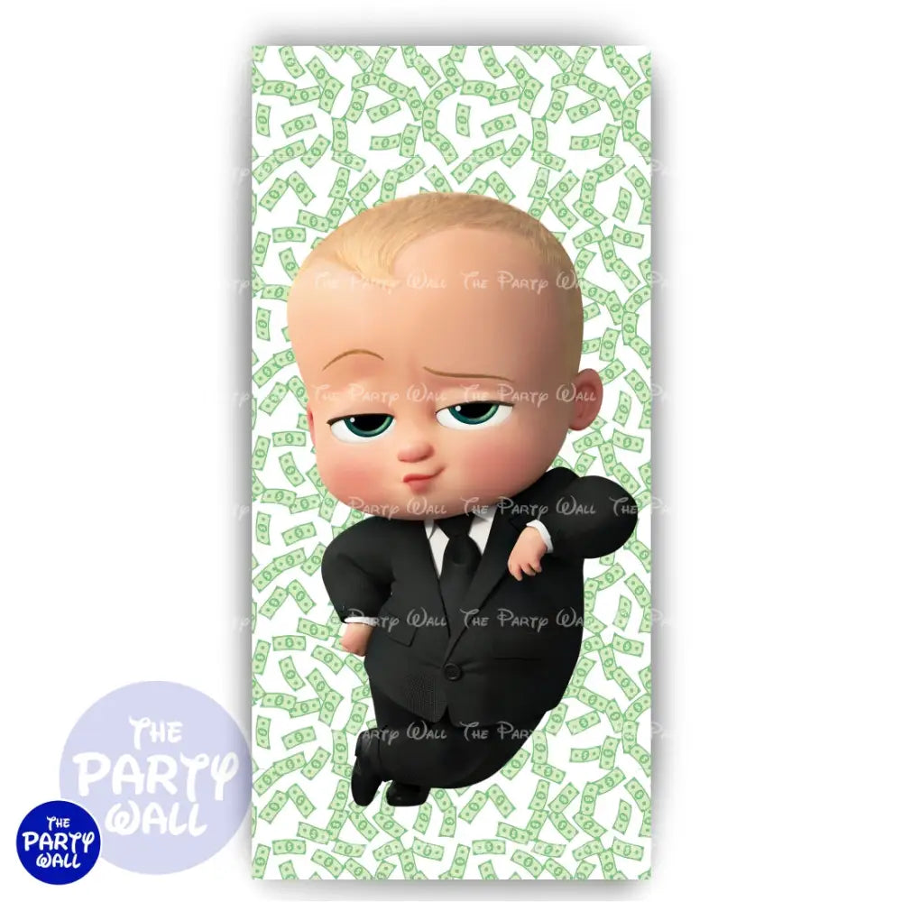 Un Jefe en Pañales/Baby Boss - Funda para mampara de punta redonda o rectangular Mampara de punta redonda