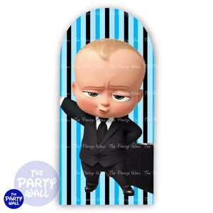 Un Jefe en Pañales/Baby Boss - Funda para mampara de punta redonda o rectangular Mampara de punta redonda