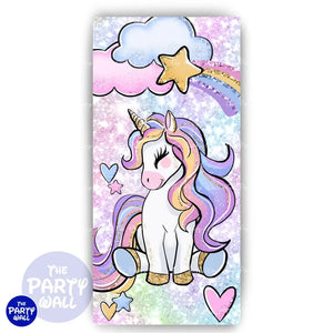 Unicornio - Funda para mampara de punta redonda o rectangular Mampara de punta redonda