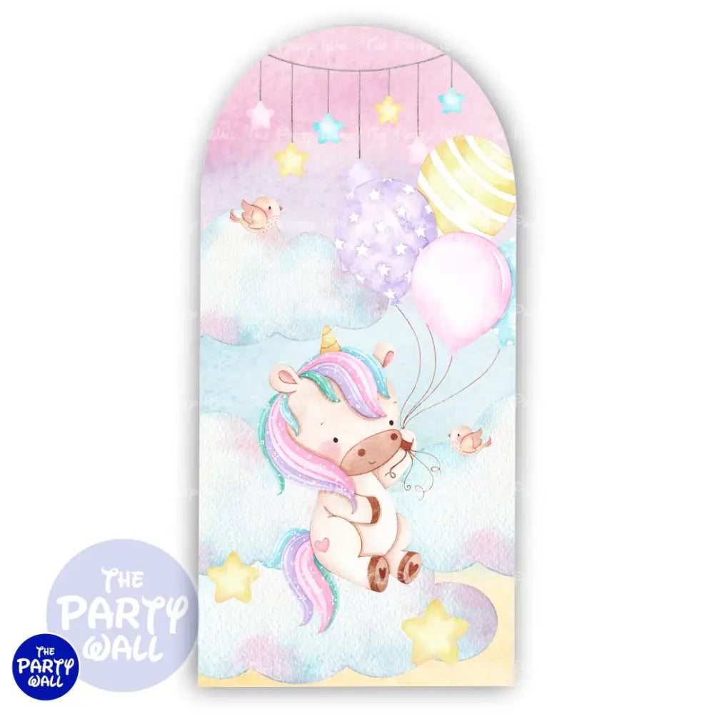 Unicornio - Funda para mampara de punta redonda o rectangular Mampara de punta redonda