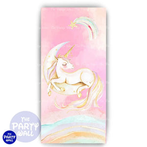 Unicornio - Funda para mampara de punta redonda o rectangular Mampara de punta redonda