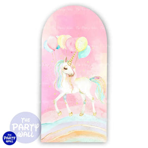 Unicornio - Funda para mampara de punta redonda o rectangular Mampara de punta redonda