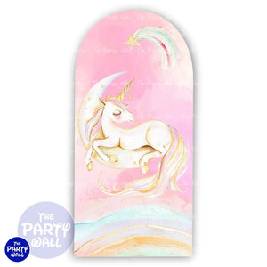 Unicornio - Funda para mampara de punta redonda o rectangular Mampara de punta redonda