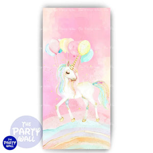 Unicornio - Funda para mampara de punta redonda o rectangular Mampara de punta redonda