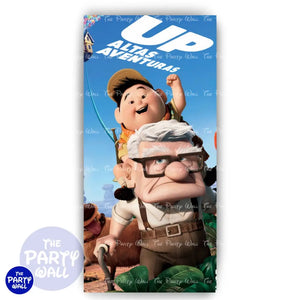 UP Una Aventura de Altura - Funda para mampara de punta redonda o rectangular Mampara de punta redonda