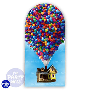 UP Una Aventura de Altura - Funda para mampara de punta redonda o rectangular Mampara de punta redonda