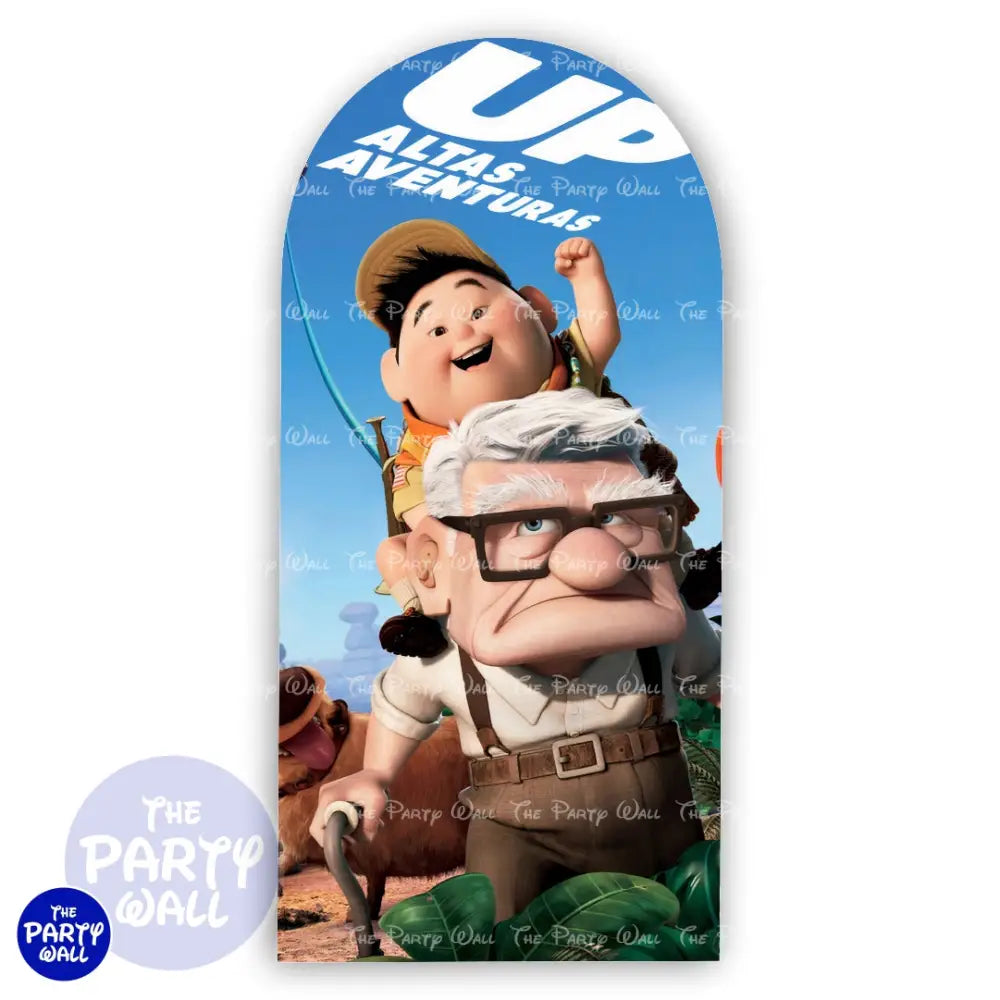 UP Una Aventura de Altura - Funda para mampara de punta redonda o rectangular Mampara de punta redonda