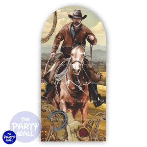 Vaquero - Funda para mampara de punta redonda o rectangular Mampara de punta redonda