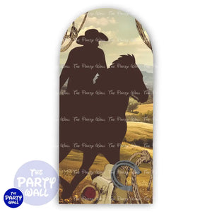 Vaquero - Funda para mampara de punta redonda o rectangular Mampara de punta redonda