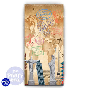 Viajero - Funda para mampara de punta redonda o rectangular Mampara de punta redonda