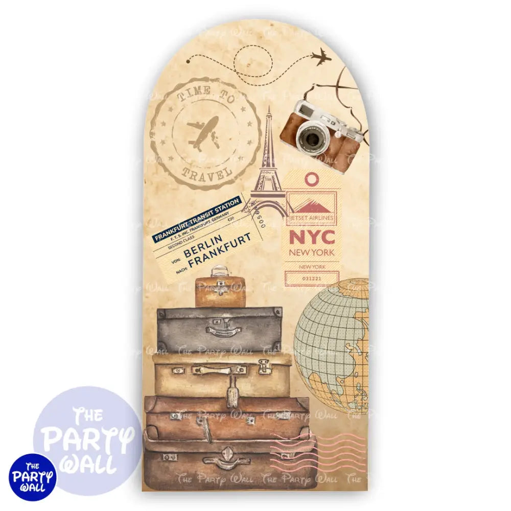 Viajero - Funda para mampara de punta redonda o rectangular Mampara de punta redonda