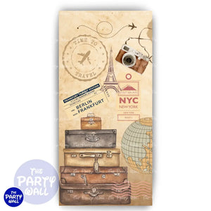 Viajero - Funda para mampara de punta redonda o rectangular Mampara de punta redonda