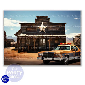 Viejo Oeste - Funda para mampara cuadrada o rectangular Cuadrado o Rectangular