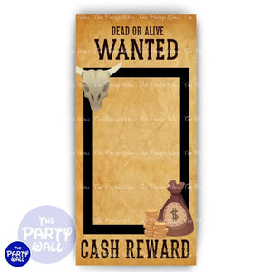 Viejo Oeste - Funda para mampara de punta redonda o rectangular Mampara de punta redonda