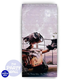 WallE y Eva - Funda para mampara de punta redonda o rectangular Mampara de punta redonda