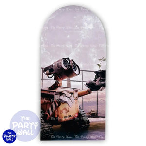 WallE y Eva - Funda para mampara de punta redonda o rectangular Mampara de punta redonda