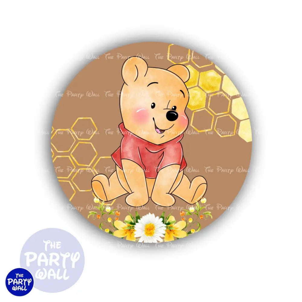 Winnie Pooh - Funda para mampara circular Circular
