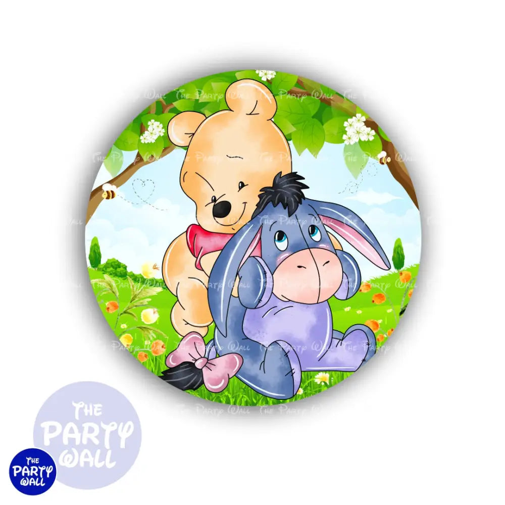 Winnie Pooh - Funda para mampara circular Circular