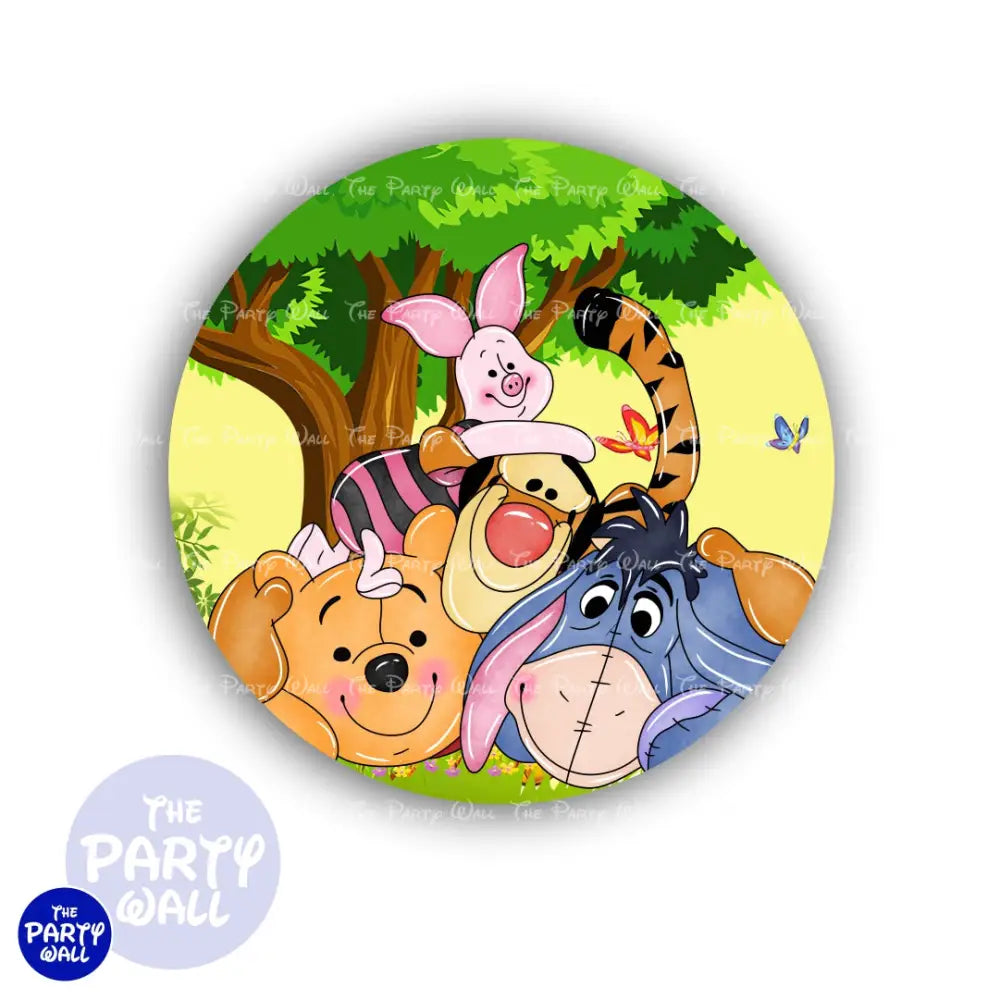 Winnie Pooh - Funda para mampara circular Circular