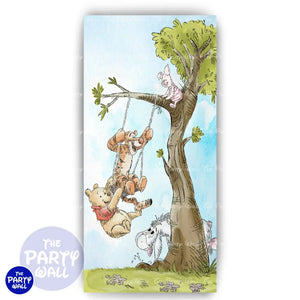 Winnie Pooh - Funda para mampara de punta redonda o rectangular Mampara de punta redonda