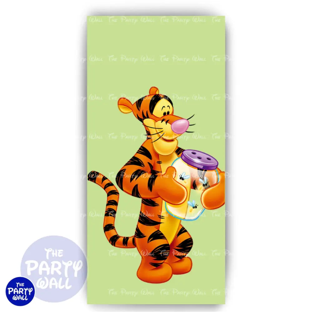Winnie Pooh - Funda para mampara de punta redonda o rectangular Mampara de punta redonda