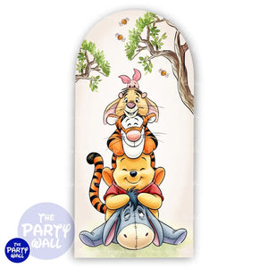 Winnie Pooh - Funda para mampara de punta redonda o rectangular Mampara de punta redonda