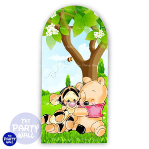 Winnie Pooh - Funda para mampara de punta redonda o rectangular Mampara de punta redonda