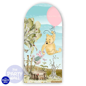 Winnie Pooh - Funda para mampara de punta redonda o rectangular Mampara de punta redonda